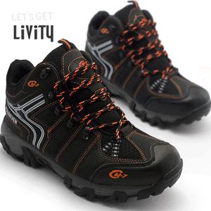 LIVITY 남녀공용 논슬립창 가죽콤비 반목트레킹화 경등산화 런닝화 D003 60종 스니커즈 슬립온운동화 단화