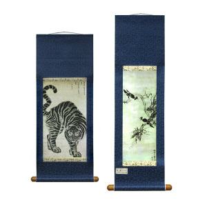 [박씨상방] 명화 족자(김홍도-쌍작도,호랑이)