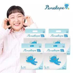 페넬로페 씬씬씬 플러스 팬티기저귀 빅형 남아 24매x4팩