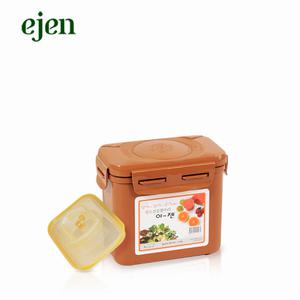 이젠 황토진공항아리 사각 1.7리터/진공항아리/밀폐용기/과일류/야채류/