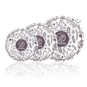 시라쿠스 인덕션 보호매트 숲(퍼플) 소/중/대 3종