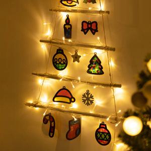 [문구티쳐] 민화샵 크리스마스 썬캐쳐 오너먼트 만들기 DIY 트리장식 월행잉 방꾸미기