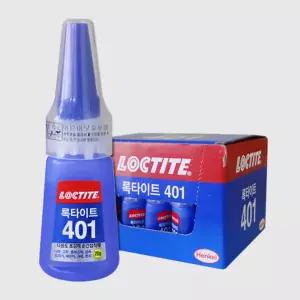 록타이트 401 20g 순간접착제 1Box (25개입) 일반용 다용도