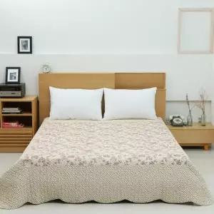 [텐바이텐]플라워투톤 사계절 워싱 스프레드 러그 침대패드 더블 / 퀸