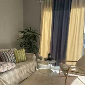 [텐바이텐]노튼 이중 커튼_옐로우퍼플_145x227