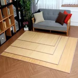 [텐바이텐]오크형 하드우드 천연 여름 대나무 돗자리 (90x180cm)