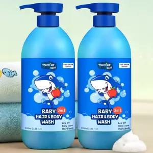 터치미 베이비 3in1 올인원 유아삼푸 어린이 바디워시 1000ml 2개
