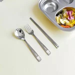 [텐바이텐]유아 어린이 미피 수저 세트 어린이집 유치원 업소용 스푼포크