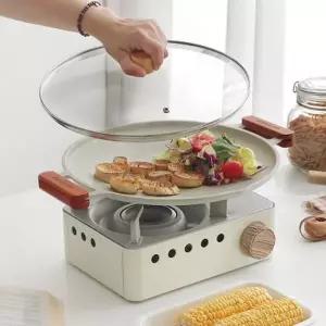 [텐바이텐]감성 컬러 캠핑 그리들팬 풀세트(뚜껑+손잡이) 4color