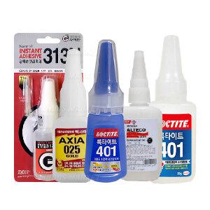 강력 순간 접착제(다목적) 록타이트 401 엑시아 자이안 알테코 목적 초 강력 순간 접착제