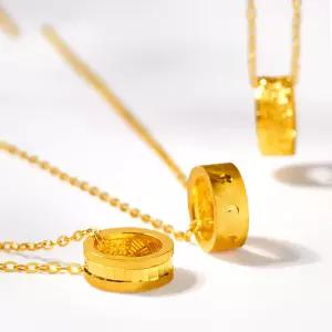 [골드팡] 24k 순금 임팩골든링 펜던트