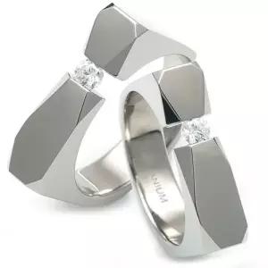 T-985 DIA CO 다이아몬드 티타늄 커플링 반지 이니셜무료 무료배송 맞춤제작 평생AS