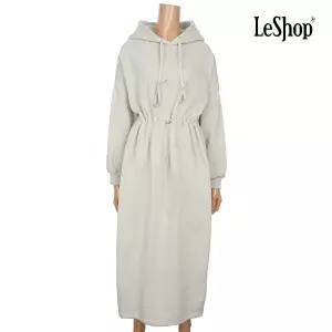 [롯데백화점]르샵 플레인 후드 스트링 기모 원피스 (BNAOP034A)