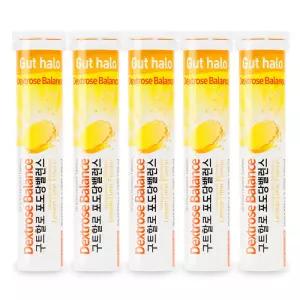 구트할로 발포 전해질 이온 음료 포도당 밸런스 5통