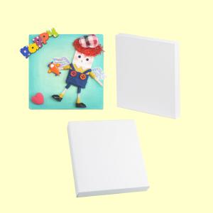 면천캔버스 무지 액자 가왁구 정사각형 직사각형 캔버스 12x12cm