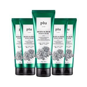 플루 바디스크럽 바디 각질제거 스크럽 화이트머스크 200g 5개