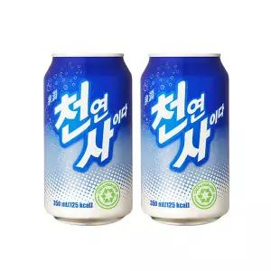 천연사이다 350mlX24캔