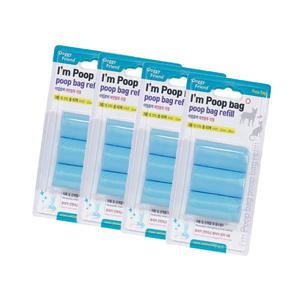 20매 강아지 펫티켓 똥봉지 리필 4P 애견위생용품 댕댕이용대변비닐