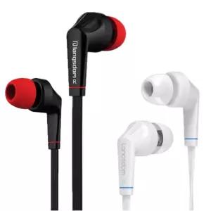 아이데이 선꼬임 방지 칼국수줄 유선 이어폰 패키지  여행 수신기용 3.5mm (화이트/블랙)