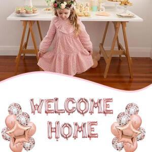 생일 축하 풍선, 웰컴 백 홈 레터 가족 재회 파티 셀프 2024