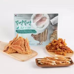 [유통기한 26.04.27] 펫토리아 뚝딱뚝딱 강아지간식 대용량 치킨 콤보 1kg