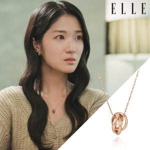 [엘르주얼리] 트리플 링 목걸이 ELBRNN189