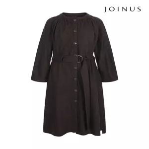 [조이너스]단추 디자인 벨티드 롱 원피스_JCBW0-WOP040