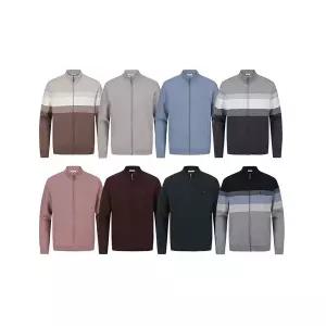 갤러리아 [올젠] 하이넥 캐시미어 니트  집업 가디건  ZOC4EC1307