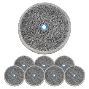 [엔비]리빙만렙 에브리봇 쓰리스핀 엣지 호환 극세사 걸레 패드 8개 로봇 청소기 리필