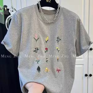 [하프클럽/몽벨리즈]꽃나염21수면티셔츠 mde2302155