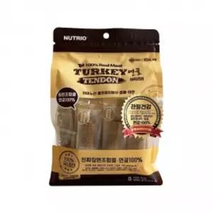 (라이코스)뉴트리오 칠면조힘줄 연골브러쉬 20P강아지연골간식 반려견연골