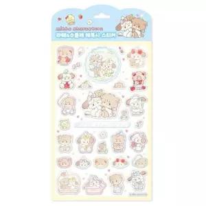 미코 캐릭터즈 에폭시 스티커-라떼/수플레 캐릭터 (WFGJ0R7)