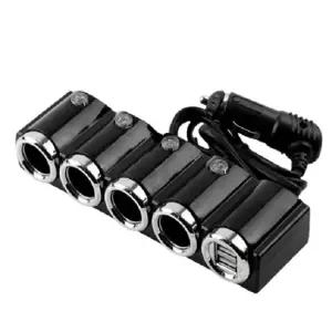 차량용 시가잭 소켓 4구 USB 2P 시거잭 충전기 시거잭멀티소켓 시거잭충전기 차량용충전기