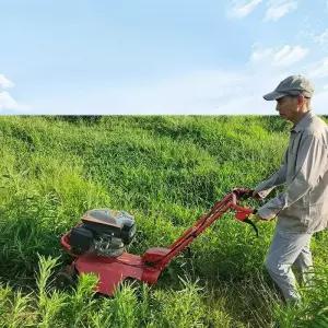 가솔린 예초기 양손 이동 주행식 잔디관리 농업 원예 전용 바퀴 달린 기계