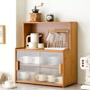 엔틱 원목 찻장 미니찬장 빈티지 카페장 주방 진열대인테리어 수납