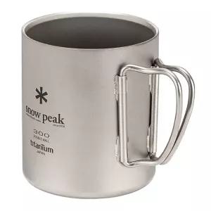 스노우피크 티탄 더블 머그컵 캠핑컵 300ml