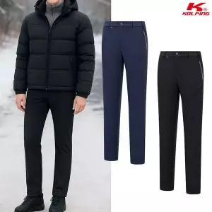 [아웃도어스/콜핑]콜핑 남성 겨울 고기능성 쉘러 방풍발수 스판 등산 바지 KSC950QP0M