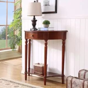 반원 콘솔 미니 유럽식 반달 인테리어용 복도 선반