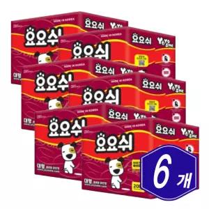 DK코리아 요요쉬 패드 와인 대형 20매 x 6개 강아지 반려견 애견패드