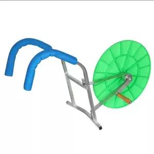 비닐 수거기 호스 리와인더 농업용 필름 회수기 수동 롤링기