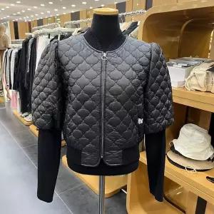 [에고이스트]ER4PZ461퍼프소매다이아퀼팅페미닌점퍼_DJ