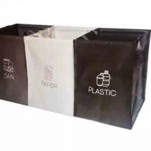 타포린 분리수거 쓰레기통 재활용 방수 40cm (WFJZ32L)