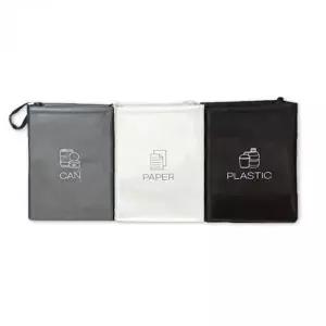 재활용 분리수거함 쓰레기통 휴지통 3단 소 (WFJYCZD)