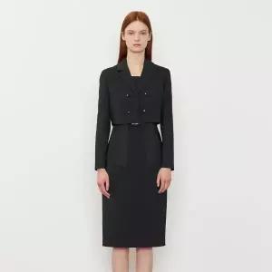 [롯데백화점]케네스레이디 리니원 리본타이 벨티드 원피스 (EWOPOB08)