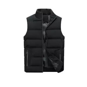 하이넥 패딩 조끼 보온 겨울용 빅사이즈 (WFK699V)