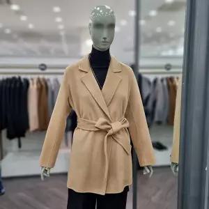 [시슬리]벨티드 핸드메이드 하프코트 (SACTE3461 카멜,블랙)