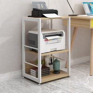 프린터 거치대 테이블 책상 프린트수납 사무실 화이트 프린트 보조 사무용 2층-흰색 수납장