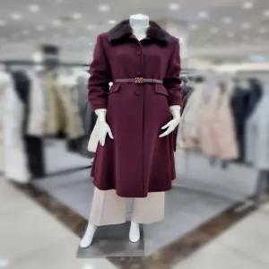 [더아이잗]밍크 울 캐시미어 플레어 코트(77만) INCA0CT13