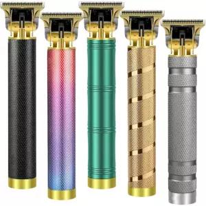 전동 바리깡 강력한 트리머 한 수염 검정 남자에 이중 깎기 마무리