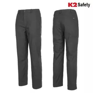 K2 세이프티 기모팬츠 PT-F4304 남자 겨울 면바지 플리스 보온 밴딩 바지 블랙